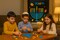 Jumbo Menorah Window Gel Decorations, Chanukah Reusable Window Clings Set